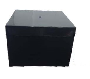 Caixa 24x24x17 Preta Unidade
